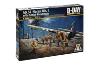 1/72 Italeri AS.51 Horsa Mk.I With British Paratroops 1356 - MPM Hobbies