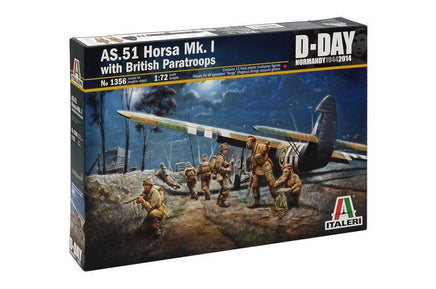 1/72 Italeri AS.51 Horsa Mk.I With British Paratroops 1356 - MPM Hobbies