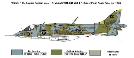 1/72 Italeri AV-8A Harrier 1410 - MPM Hobbies