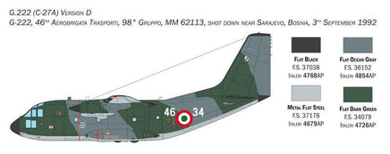 1/72 Italeri C-27J Spartan/G.222 - 1450 - MPM Hobbies