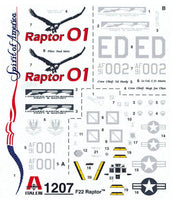 1/72 Italeri F-22 Raptor 1207 - MPM Hobbies