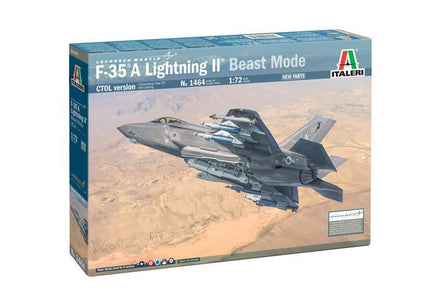 1/72 Italeri F-35A Lightning II CTOL Version (Beast Mode) 1464 - MPM Hobbies