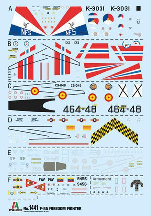 1/72 Italeri F-5A Freedom Fighter 1441 - MPM Hobbies