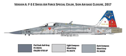 1/72 Italeri F-5E Swiss Air Force 1420 - MPM Hobbies