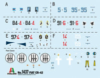 1/72 Italeri Fiat CR.42 Falco 1437 - MPM Hobbies