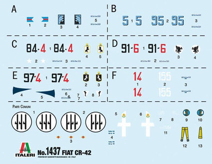 1/72 Italeri Fiat CR.42 Falco 1437 - MPM Hobbies