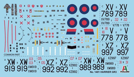 1/72 Italeri Harrier GR.3 - 1401 - MPM Hobbies