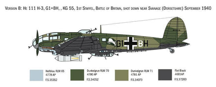 1/72 Italeri Heinkel He111H 1436 - MPM Hobbies