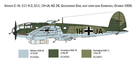 1/72 Italeri Heinkel He111H 1436 - MPM Hobbies