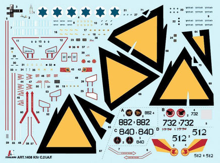 1/72 Italeri KFIR C.2 - 1408 - MPM Hobbies
