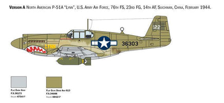 1/72 Italeri P-51A Mustang 1423 - MPM Hobbies