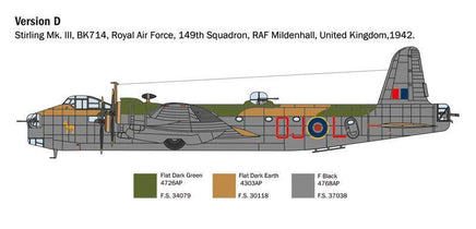 1/72 Italeri Stirling Mk. III 1462 - MPM Hobbies