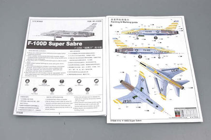 1/72 Trumpeter F-100D Super Sabre 01649 - MPM Hobbies