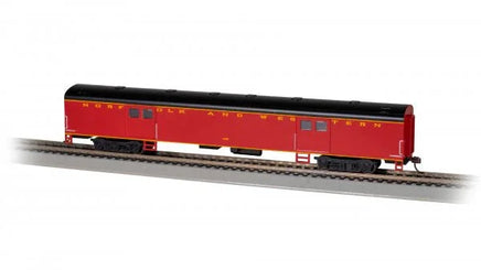 HO Bachmann 72' Smooth-Side Baggage Car - Norfolk & Western #1288 - MPM Hobbies