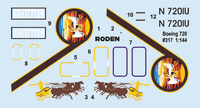 1/144 Roden Boeing 720 "Caesar's Chariot" - 318 - MPM Hobbies