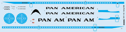 1/144 Roden Boeing 720B Pan American - 319 - MPM Hobbies