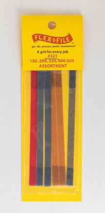 Alpha Abrasives Flex-I-File Refill Tapes Assorted - #321 - MPM Hobbies