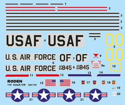 1/144 Roden Boeing RC-135V/W Rivet Joint - 349 - MPM Hobbies