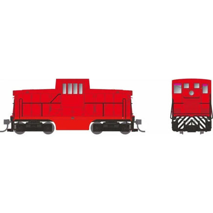 HO Rapido GE 44 Tonner (DC/Silent): Generic Industrial: Red - MPM Hobbies