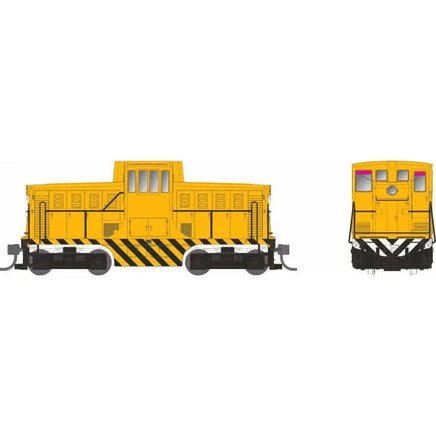HO Rapido GE 44 Tonner (DC/Silent): Generic Industrial: Yellow - MPM Hobbies