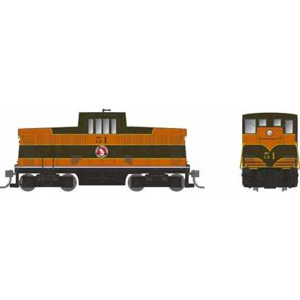 HO Rapido GE 44 Tonner (DC/Silent): Great Northern: #51 - MPM Hobbies