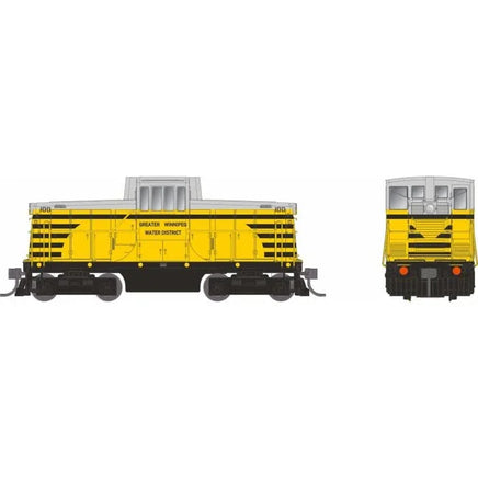 HO Rapido GE 44 Tonner (DC/DCC/Sound): Greater Winnipeg Water District: #100 - MPM Hobbies