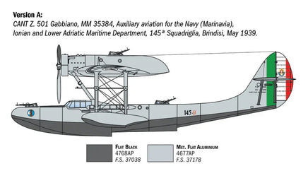 1/72 Italeri CANT Z.501 Gabbiano 112 - MPM Hobbies