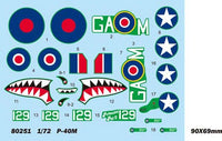 1/72 Hobby Boss P-40M Warhawk 80251 - MPM Hobbies