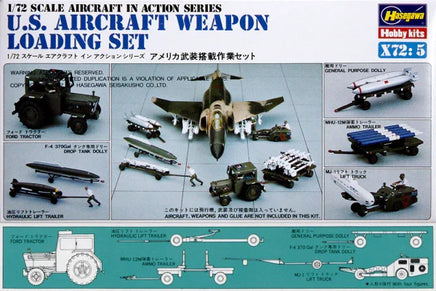 1/72 Hasegawa U.S. Aircraft Weapon Loading Set 35005 - MPM Hobbies