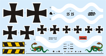 1/32 Roden Albatros D.III (OAW) - 608 - MPM Hobbies