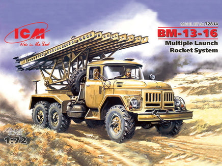 1/72 ICM BM-13-16 Multiple Launch Rocket System on ZiL-131 base - MPM Hobbies