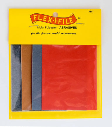 Alpha Abrasives 3"x4" Flex-I-File Abrasive Sheets - #801 - MPM Hobbies