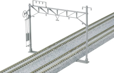 N Kato Double Track Straight Catenary Poles 10 pcs 23061 - MPM Hobbies