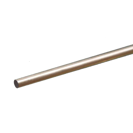 K&S Round Aluminum Tube: 9/32" OD x 0.014" Wall x 12" Long - MPM Hobbies