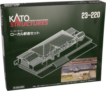 N Kato Rural Station Set (Ideal addition to 23-130) 23220 - MPM Hobbies