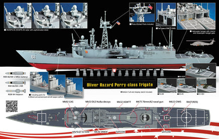1/700 US Navy Oliver Hazard Perry Class Frigate - SE70007 - MPM Hobbies