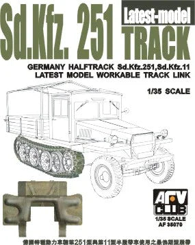 1/35 AFV Sd.Kfz.251 & 11 Latest Model Track Link - AF35070 - MPM Hobbies