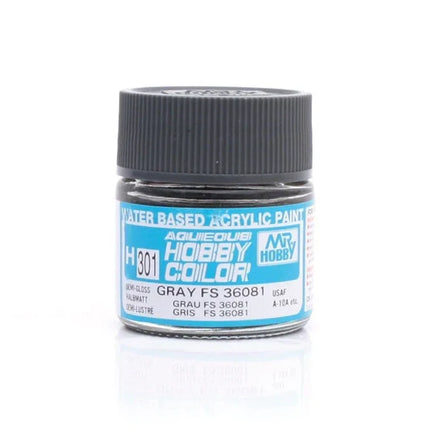 Mr. Hobby Gray FS36081 (Semi-Gloss Gray) 10ml - H301 - MPM Hobbies