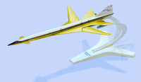 1/400 Atlantis Models Boeing SST Supersonic Transport - 6815 - MPM Hobbies