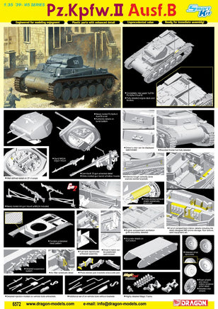 1/35 Dragon Models Pz.Kpfw.II Ausf.B - 6572