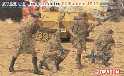 1/35 Dragon Models British 8th Army Infantry (El Alamein 1942) - 6390 - MPM Hobbies