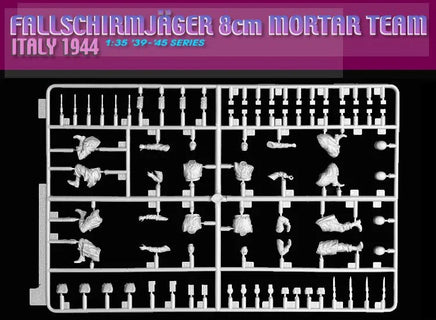 1/35 Dragon Models Fallschirmjager 8cm Mortar Team (Italy 1944) - 6215 - MPM Hobbies