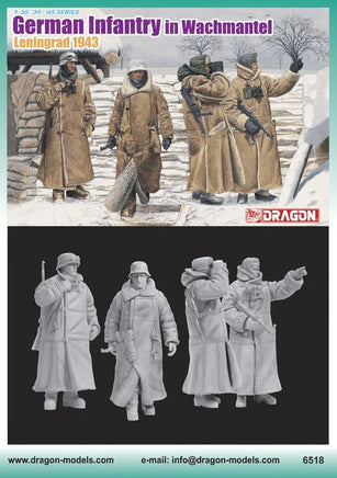 1/35 Dragon Models German Infantry in Wachtmantel (Leningrad 1943) - 6518 - MPM Hobbies
