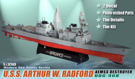 1/350 Dragon Models USS Arthur W Radford AEMSS Destroyer - 1018