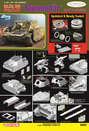 1/35 Dragon Models Sd.Kfz.166 Stu.Pz.IV 'Brummbar' Early Production - 6992