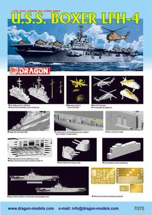 1/700 Dragon Models U.S.S. Boxer LPH-4 - 7070 - MPM Hobbies