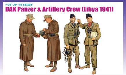 1/35 Dragon Models Dak Panzer & Artillery Crew (Libya 1941) - 6693 - MPM Hobbies