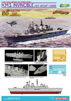 1/700 Dragon Models H.M.S. Invincible Light Aircraft Carrier - 7128 - MPM Hobbies
