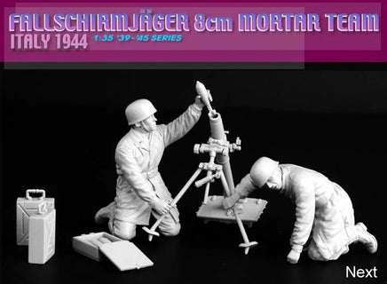 1/35 Dragon Models Fallschirmjager 8cm Mortar Team (Italy 1944) - 6215 - MPM Hobbies