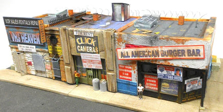 HO Downtown Deco Gone Bust Block 1058 - MPM Hobbies